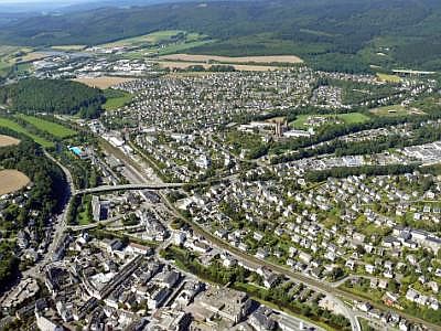 Blick Richtung NW, Meschede Nord, Kloster, Enste P1360427_Meschede Nord